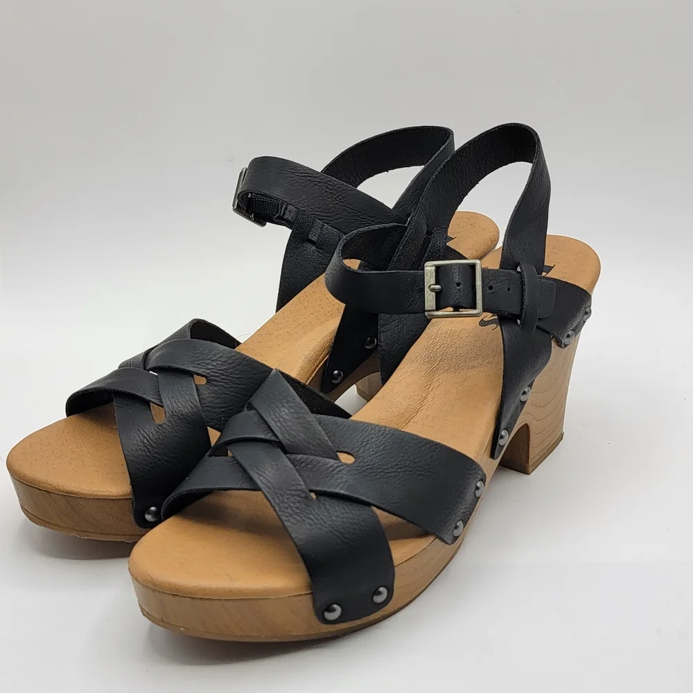 Kork-Ease Women's Black Sandals SIZE 10M. #1472‎